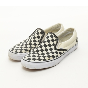 〇497297 VANS バンズ ヴァンズ ○スリッポン スニーカー チェッカー サイズ27.5cm メンズ