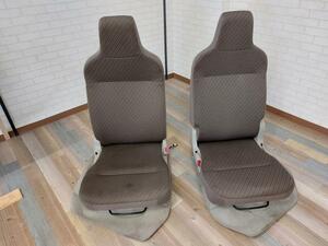  Scrum HBD-DG17V front seat left right set cloth made Brown two-tone head rest one body 