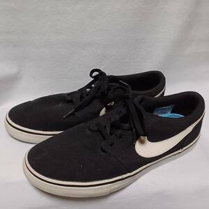 ☆☆ナイキ NIKE SB ポートモア キャンバス 26.5cm　黒　 箱なし　中古