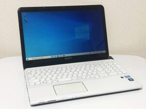 SONY ソニー Core i3-2370M@2.40GHz 4GB HDD640GB SVE151B11N Windows10 ノートパソコン 現状品