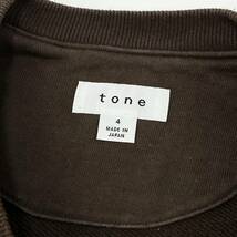 tone / トーン 19AW BASIC SWEAT SHIRT / ベーシックスウェットシャツ TO-AW19-CLS01 4 SSM2888 ブラウン クルーネック プルオーバー_画像4