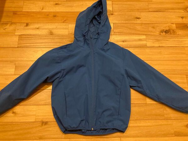 美品!GU アウター フード付 ブルー Sサイズ 150cm used