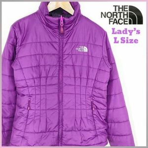 【NORTH FACE】 ザ ノース フェイス　レディースジャケット 90 L 中綿　パープル