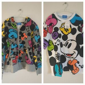 ディズニー リゾート 柄 パーカーTシャツセット　 Disney RESORT