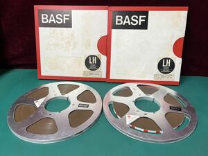BASF 10号 メタル オープンリールテープ SPR50 LH-R / 730-6.3mm 2本　まとめ　元箱付き (80s)