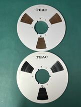 TEAC EMPTY REEL RE-1002 オープンリールテープ メタルリール　2本　元箱入　(80s)_画像4