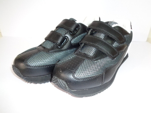 e124*XEBEC безопасность обувь *ji- Beck 25.5cm черный текстильная застёжка безопасная обувь рабочая обувь Work обувь для мужчин и женщин подошва потертость нет 