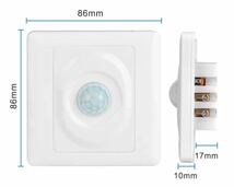 新品OSOYOO[人感センサー式壁スイッチ] LED灯具用抵抗器付属 特価品_画像3
