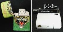 Ed Hardy エド ハーディー ターボ ガスライター Z-plus/ZIPPO f_画像3