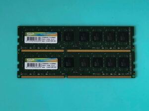 Silicon Power DDR3-1600 8GB 2枚セット 16GB 動作確認済み