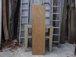 『栃板』No,579 古材 無垢材 天然木 天板 古板 古木 柾目 木工 時代物 アンティーク ヴィンテージ DIY リノベーション