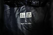L109　ユニクロ　UNIQLO　ウルトラライトダウンジャケット　ダウンジャケット　ネイビー　メンズ　サイズL_画像3