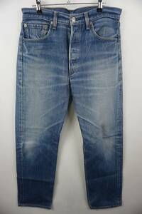 L420　リーバイス　Levis　LOT501　USED加工　デニムパンツ　ジーンズ　サイズW33　ボタンフライ　STRAIGHT FIT