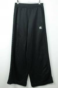 L235　Adidas Originals　アディダスオリジナルス　WIDE LEG PANTS　レース　トラックパンツ　women's　サイズM　黒