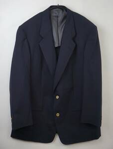 L957　クリスチャンディオール　Christian Dior　モヘヤ入り　紺ブレザー　テーラード　ブレザー　98-88-175　メンズ　L相当