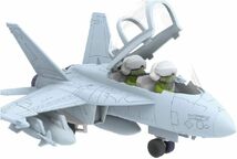 フリーダムモデルキット コンパクトシリーズ アメリカ海軍 F/A-18F スーパーホーネット 複座型 VFA-102 ダイアモンド_画像7