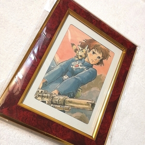  очень редкий! Studio Ghibli Kaze no Tani no Naushika [ не продается ] открытка стекло доска рамка товар Ghibli карта . производства исходная картина Miyazaki .