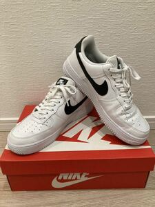 ★ナイキ エアフォース1 白×黒 ☆ NIKE AIR FORCE 1 26.5cm 美品 ローカット WHITE/BLACK NIKE SB エアジョーダン スケシュー SK8 Supreme