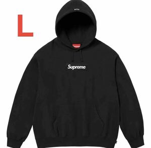 【5000円オフクーポ使用で相場以下】Lサイズ 23AW Supreme Box Logo Hooded Sweatshirt Black 黒 シュプリーム 新品未使用 ボックスロゴ 