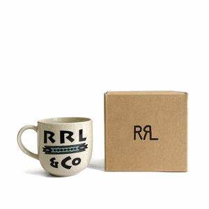 22FW 新品RRL ロゴ マグ Double RL ダブルアールエル Ralph Lauren ラルフローレン マグカップ 食器 皿 トレー 箱付