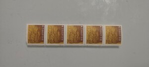 海外切手　韓国切手　1ウォン切手×5枚セット　管理213