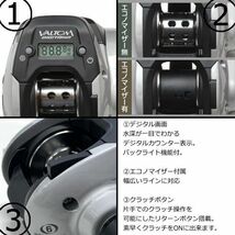 ベイトリール カウンター付き バルトムデジ棚 PROX プロックス VDTR150_画像2