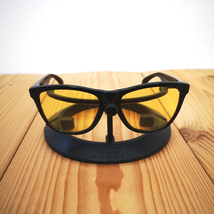 交換用レンズ イエロー クリア OAKLEY FROGSKINS YELLOW CLEAR オークリー フロッグスキン 黄 夜間用 レンズ拭き付_画像2