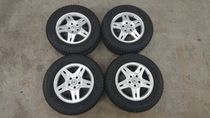 ★中古品★メルセデスベンツ　Gクラス用　スタッドレス＋アルミセット　18インチ７．５Ｊ　265/60Ｒ18