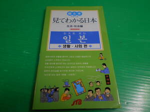 【韓国語　ハングル】 絵ときシリーズ 『見てわかる日本　生活・社会編』　（韓国版） 編：黒澤明夫 2003年　発行：JTB
