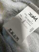 エックスガール ハイネック裏起毛スエット size M バスト50 丈65_画像6