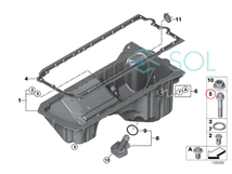 BMW E82 E87 E88 F20 F21 F22 E85 E86 Z4 オイルパンガスケット 補修ボルトセット 130i 135i M135i M235i 2.5i 3.0i 3.0si 11132210959_画像2