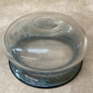 ガラス 鉢 ボウル 水鉢 アクアリウム 直径約20cm 口広 花瓶 生花 金魚鉢？ インテリア 花瓶の画像7