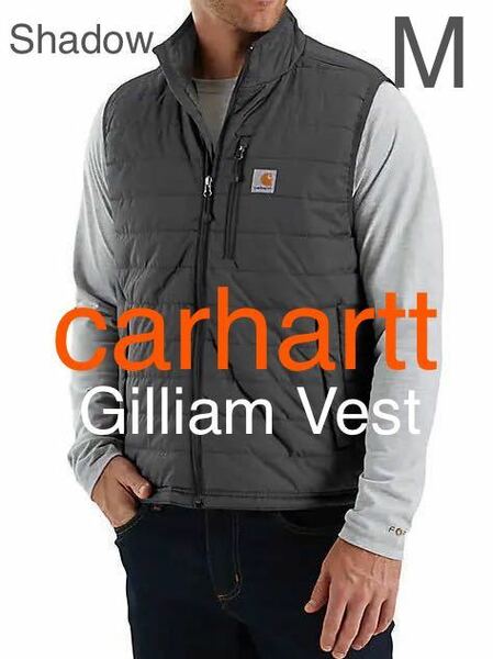 carhartt Gilliam Vest STYLE #102286 RAIN DEFENDER RELAXED FIT LIGHTWEIGHT INSULATED VEST カーハート ギリアムベスト グレー Mサイズ