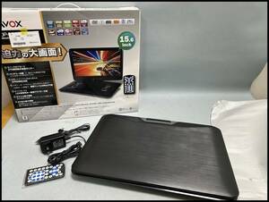 ★AVOX 15.6 inch ポータブルDVDプレーヤー ADP-1620MK 保管品★