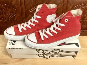 ★☆希少レア!converse ALL STAR HEARTPATCH 赤 5.5 24.5cm コンバース オールスター ハートパッチ ハイカット デッド ビンテージ 2311☆★