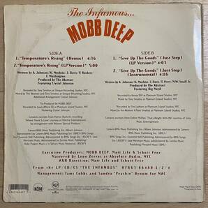 ● Mobb Deep - Temperature's Rising / Give Up The Goods / US 12’ レコード / 廃盤 / Havoc Prodigy モブディープの画像2