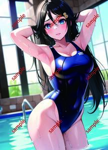 高品質　ポスター A4サイズ アニメ 同人 美少女 巨乳 ビキニ 和泉玲奈 T004-T69