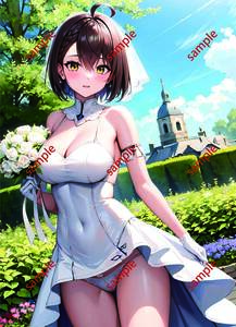 高品質　ポスター A4サイズ アニメ 同人 美少女 巨乳 ビキニ ボルチモア Azur Lane T005-T43