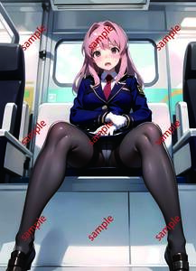 高品質　ポスター A4サイズ アニメ 同人 美少女 巨乳 ビキニ 小海はるか RAIL WARS! T007-T42