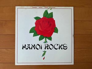 HANOI ROCKS☆ハノイ・ロックス☆BANGKOK SHOCKS SAIGON SHAKES☆LP盤レコード☆25PP-65☆帯なし