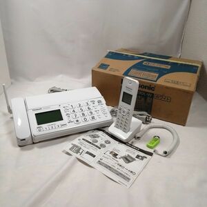 * price cut sale * Panasonic ..... digital cordless FAX cordless handset 1 pcs attaching 1.9GHz DECT basis system white KX-PD503DL-W used a09418