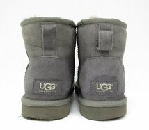 [即日発送] ★良品★ UGG australia CLASSIC MINI 5854 アグ クラシックミニ レディース ムートンブーツ グレー 23cm 331_画像4