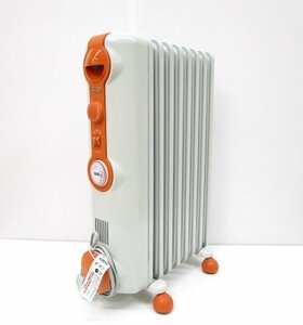 [ same day shipping ]* electrification OK*DeLonghite long gi oil heater JR0812-OR 8-10 tatami 1200W white × orange Zero manner heating 331