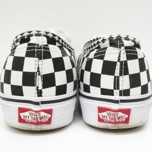 [即日発送] VANS Authentic (Mix Checker) VN0A38EMQ9B メンズ レディース スニーカー チェック 27.5cm ブラック×ホワイト 331の画像4