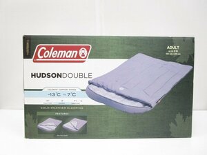 [即日発送]★美品★ Coleman コールマン HUDSONDOUBLE ハドソンダブル 2000037319 2人用寝袋 235×150cm シュラフ 大人用 グレー 351