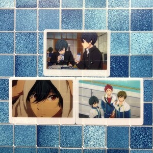 Free！ ミニフォトカード 郁弥 遙 真琴 旭 お弁当 10th Anniversary -Memories of Summer- ３枚セット