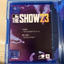 【購入特典未使用　The SHOW 23 ps5 ソフト　野球　大谷　メジャーリーグ　ゲーム　プレーステーション5】_画像4