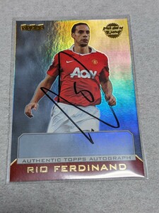 TOPPS PREMIER GOLD RIO FERDINAND（リオ・ファーディナンド）直書サイン　150枚限定