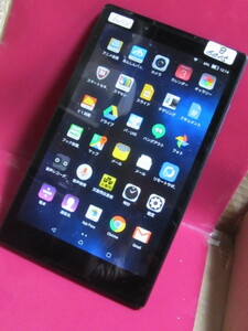 ジャンク　Lenovo y-mobile　501lv　os:5　タブレット　8型 黒　初期化済み　難　　8-6015