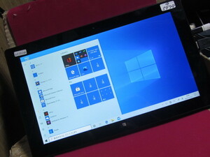 ジャンク diginnos dg-d11iwvl　windows10　タブレット 12型 wifi 　黒　初期化済み　9-5978